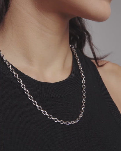 Grid Necklace - 925 Silver