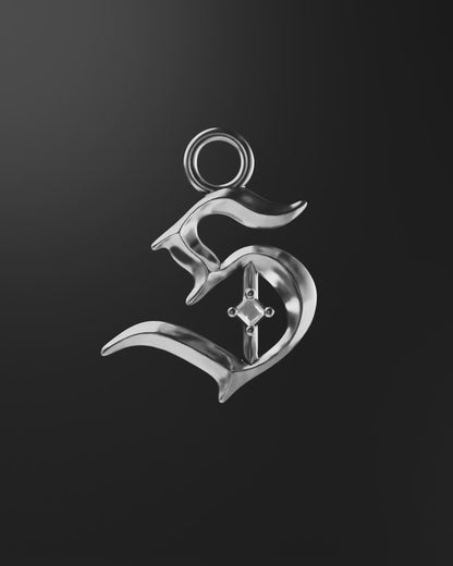 Mini Blackletter Charms - S