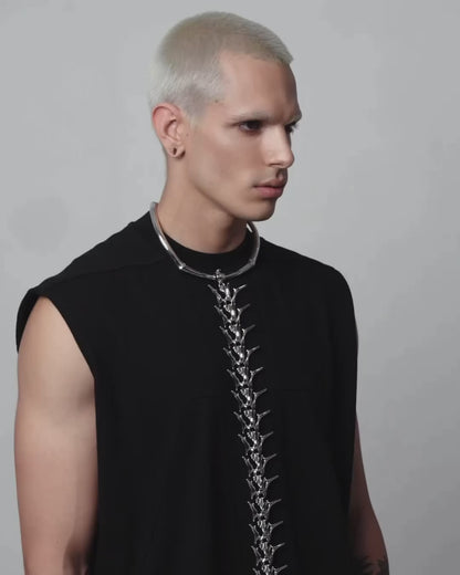 Vertebrae Spine collar necklace