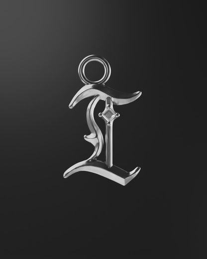 Mini Blackletter Charms - I