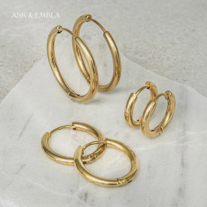 Tria Hoop Earrings Set (Pack of 3)