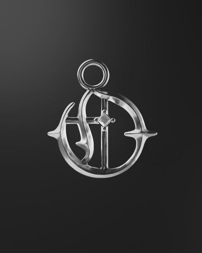 Mini Blackletter Charms - O