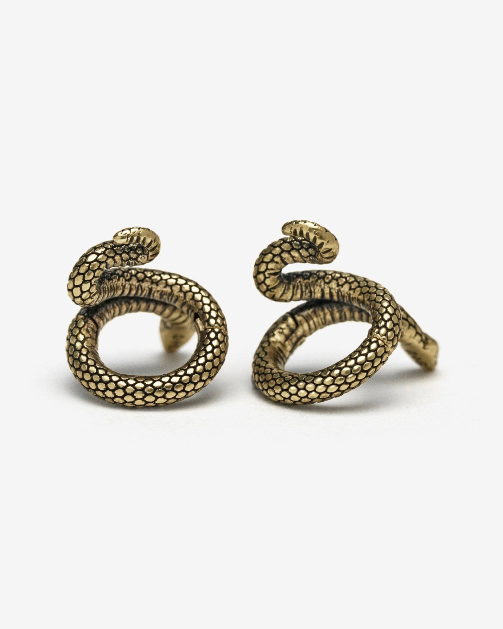 SIN SERPENT LOBE CUFFS™ | Stretched Ear Jewelry – Ask and Embla