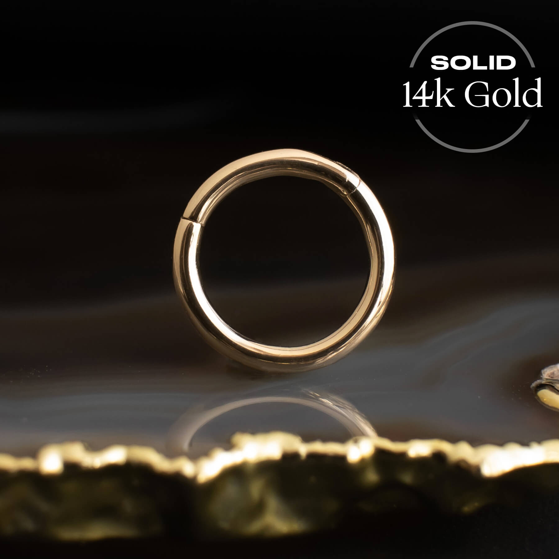 Veil Clicker (14k Gold) - Septum Rings by Ask & Embla