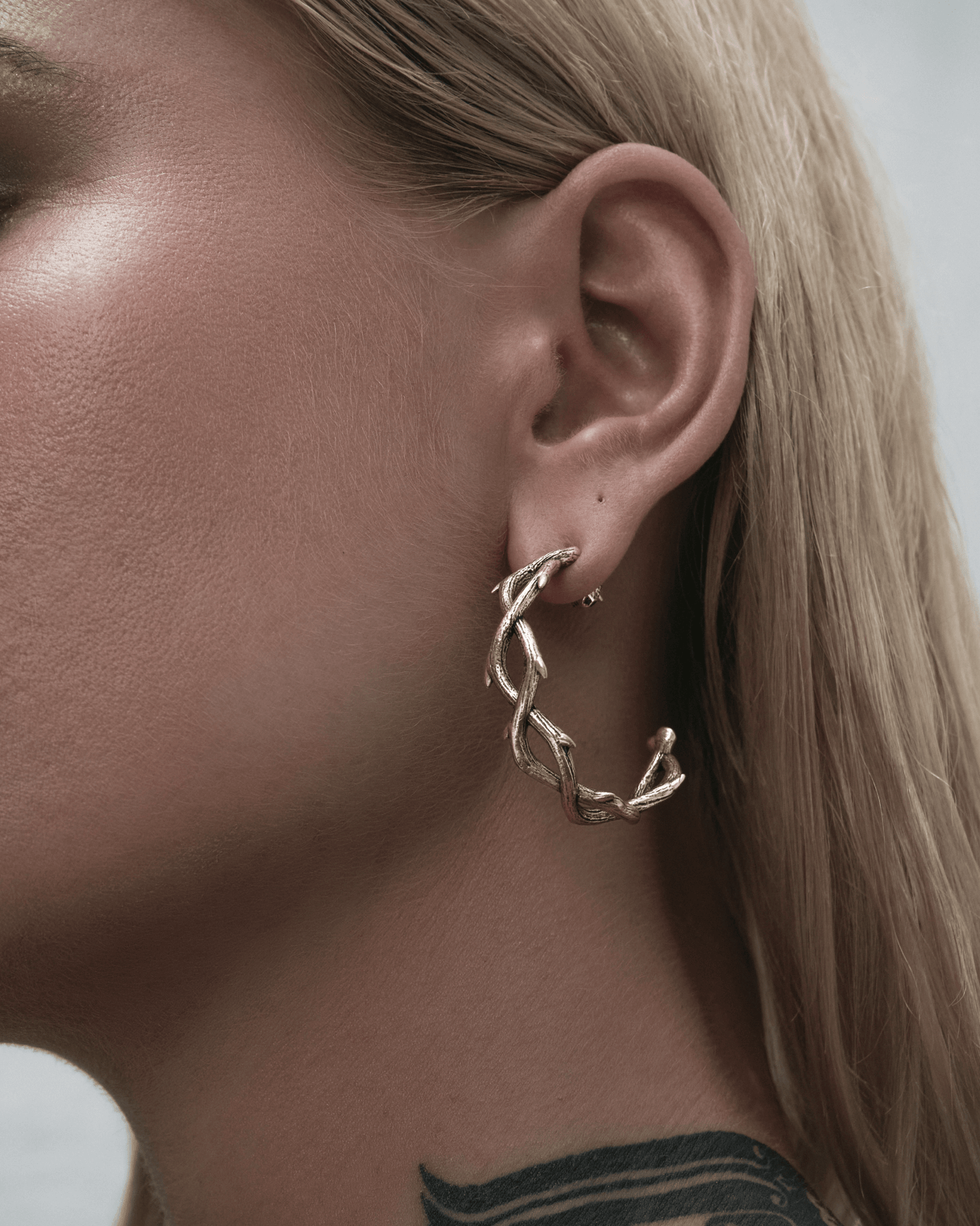 Elysian Hoop Earrings-Ear Hoops- Gold - - Ask & Embla