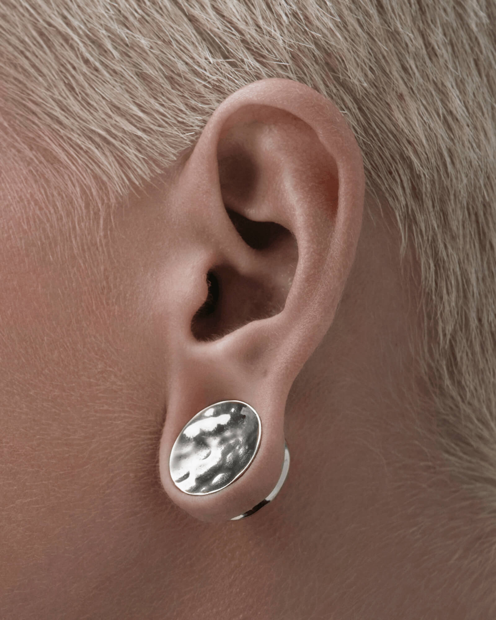 Plugs with earring on sale holes