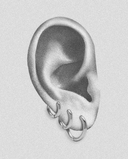 ES Around The Bend Huggies Earrings