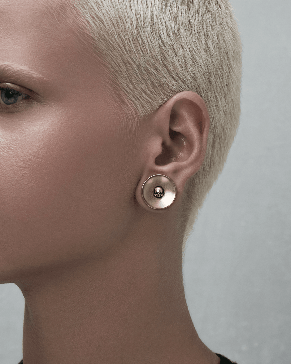 Plug Earrings Teardrop, Metal and Stone Ear Plugs Ask and Embla