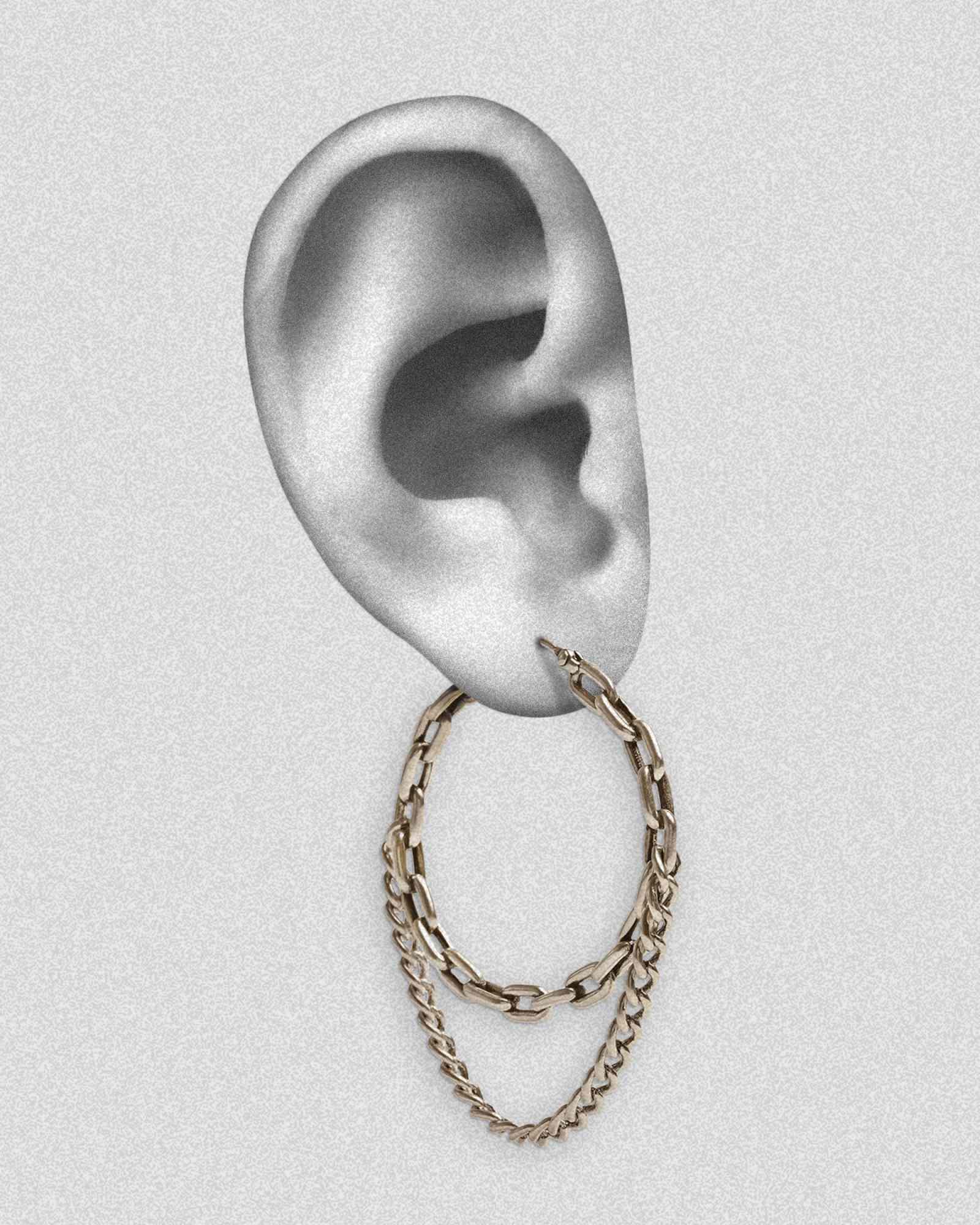 LYNX CHAIN EARRINGS | Earrings | Hoop Earrings – Ask and Embla