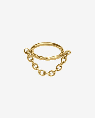 AERA CHAIN CLICKER | Body Jewelry | Septum Rings – Ask and Embla