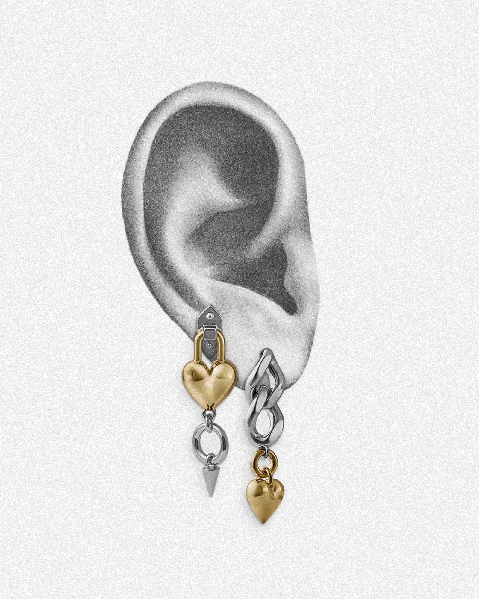 Saint valentine earrings Clearance