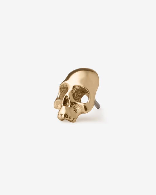 Cranium Threadless End (14K Gold)-Threadless Ends- Gold - - Ask & Embla