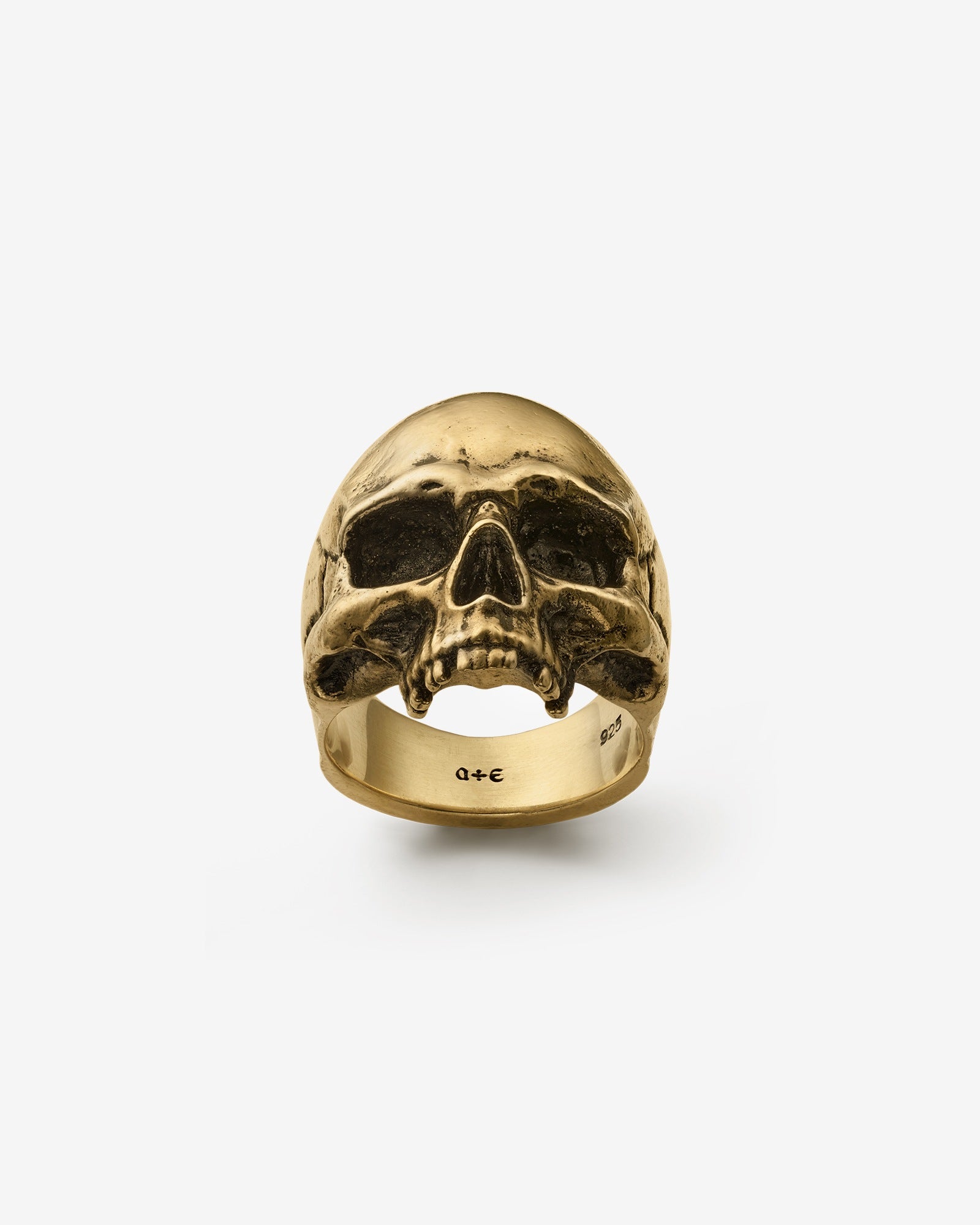 Cranium Ring in US 5 - Gold - Alternative Rings by Ask u0026 Embla