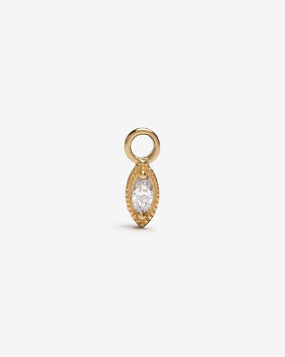 Aera Eye Charm (14K Gold) - Piercing Charms - Ask and Embla