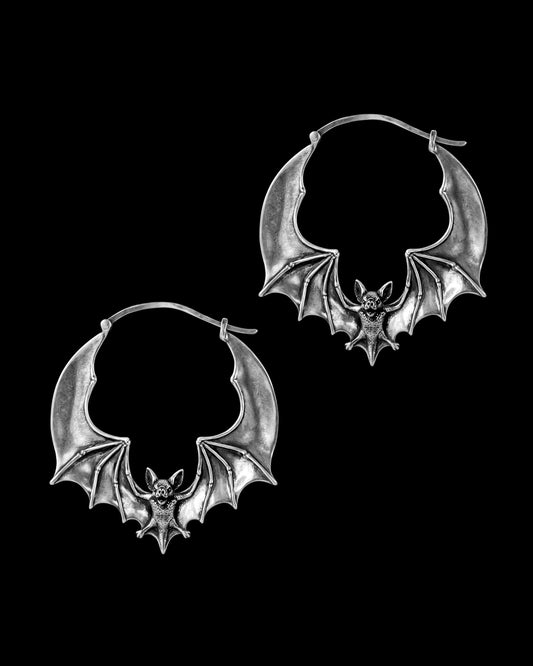 Ambrose Bat Earrings - Hoops - Ask and Embla
