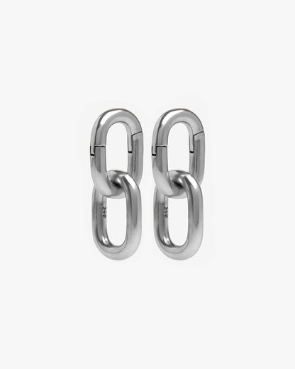 Galen Chain Hangers-Clicker Hangers- Silver - 2-Link - Ask & Embla