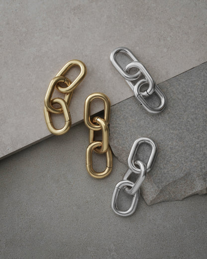 Galen Chain Hangers-Clicker Hangers- Gold - 2-Link - Ask & Embla