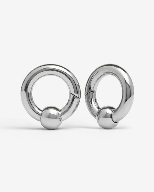 Captive Bead Hangers-Clicker Hangers- Silver - - Ask & Embla