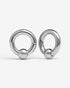Captive Bead Hangers-Clicker Hangers- Silver - - Ask & Embla
