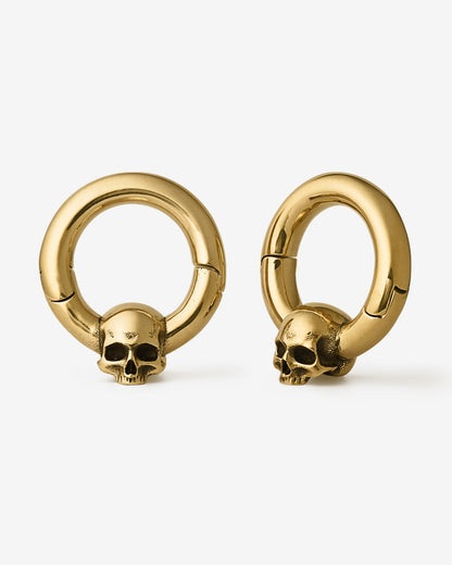 Cranium Hoop Hangers-Clicker Hangers- Gold - - Ask & Embla
