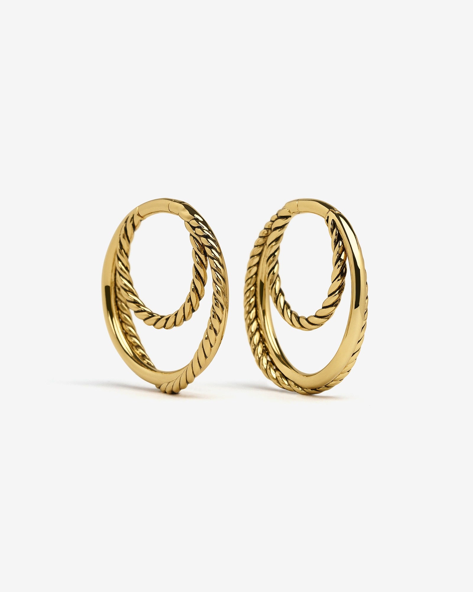 Essa Hoop Hangers-Clicker Hangers- Gold - - Ask & Embla