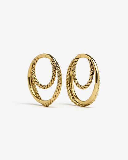 Essa Hoop Hangers-Clicker Hangers- Gold - - Ask & Embla