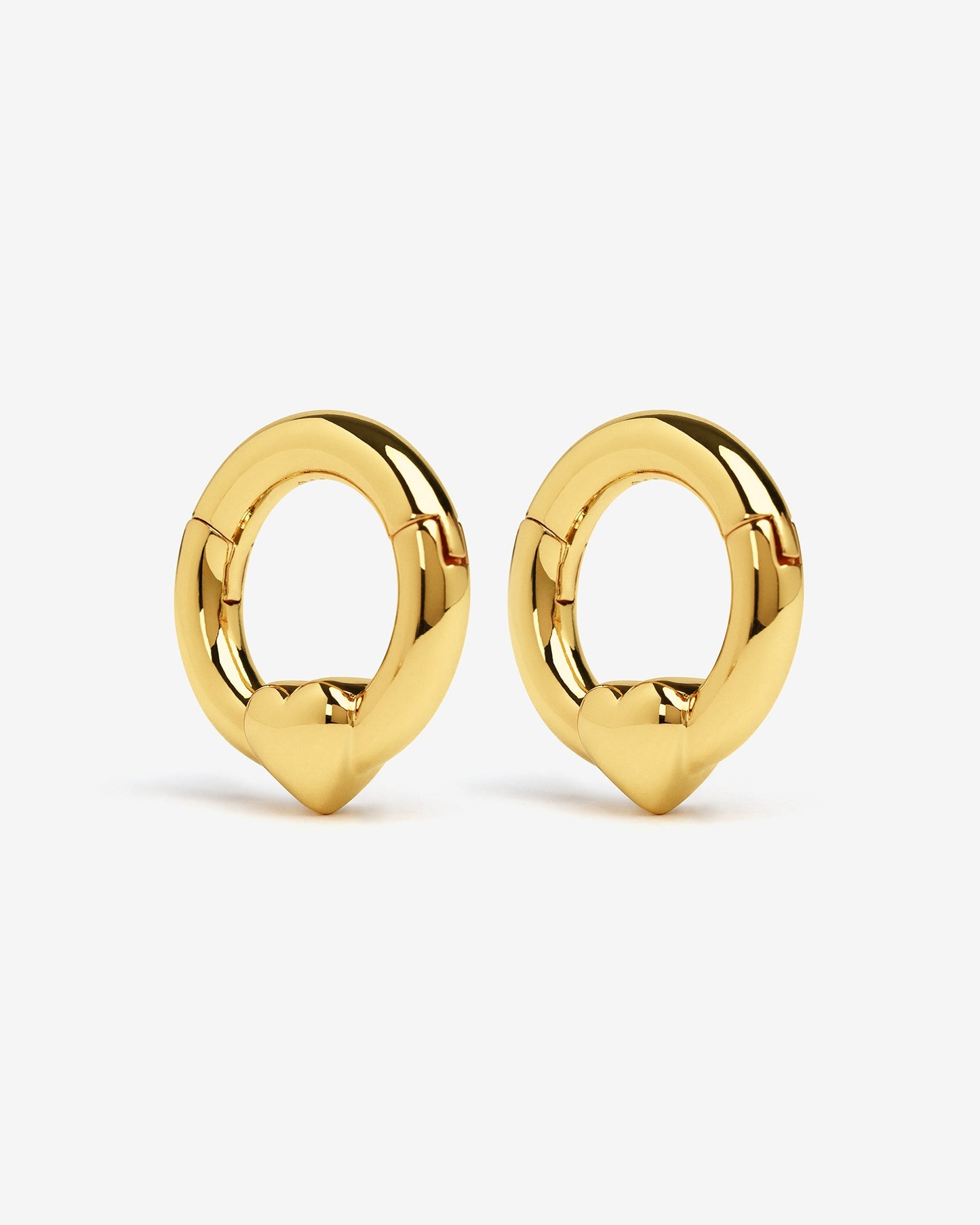 Harrow Heart Hangers-Clicker Hangers- Gold - - Ask & Embla