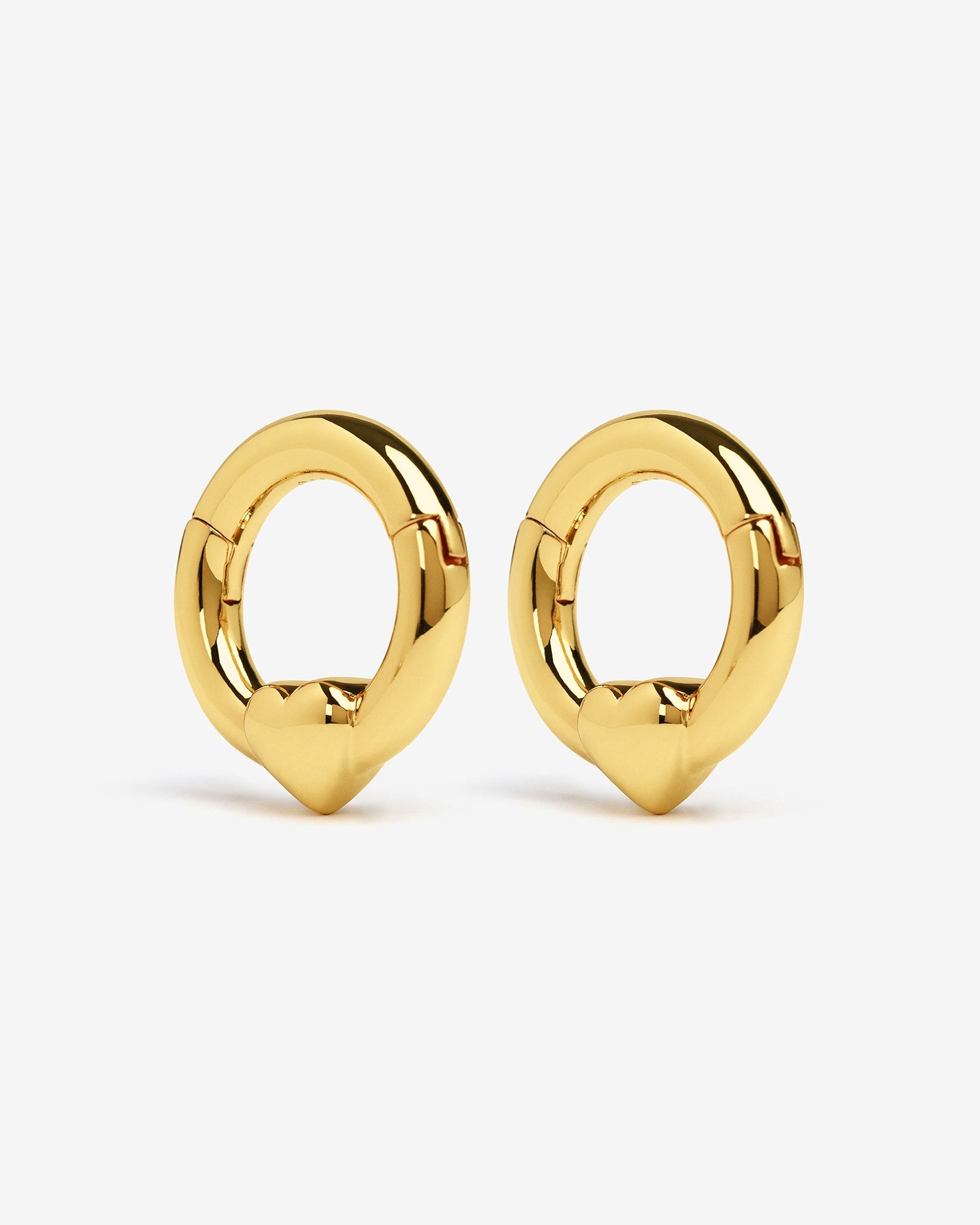 Harrow Heart Hangers-Clicker Hangers- Gold - - Ask & Embla