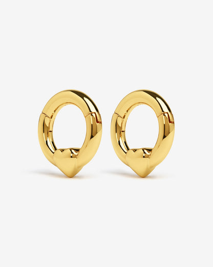 Harrow Heart Hangers-Clicker Hangers- Gold - - Ask & Embla