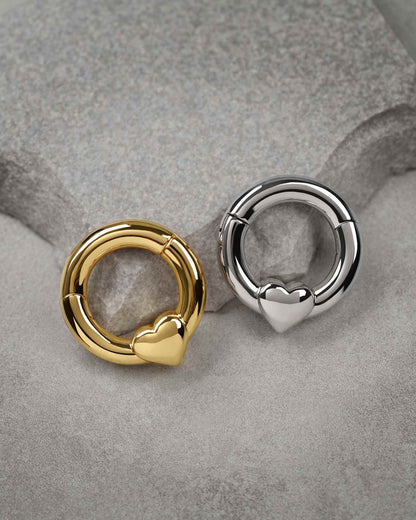 Harrow Heart Hangers-Clicker Hangers- Gold - - Ask & Embla