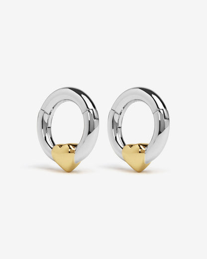 Harrow Heart Hangers-Clicker Hangers- Gold - - Ask & Embla