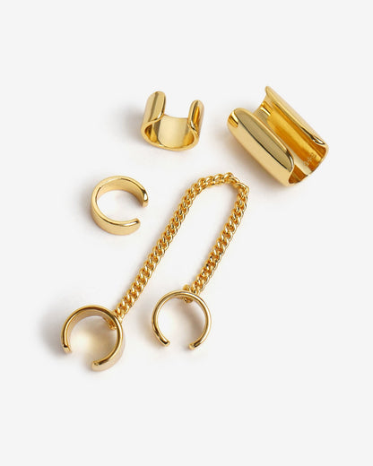Siege Ear Cuffs Set-Ear Cuff- Silver - - Ask & Embla