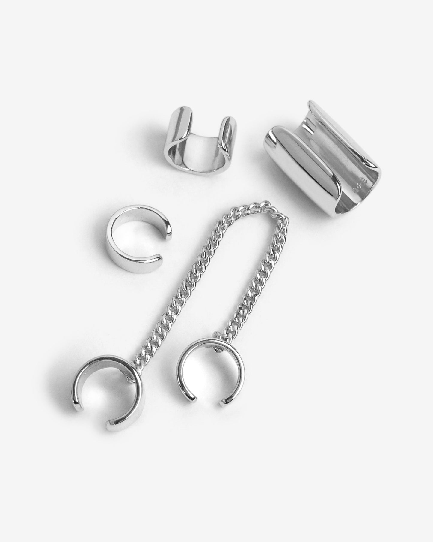 Siege Ear Cuffs Set-Ear Cuff- Silver - - Ask & Embla