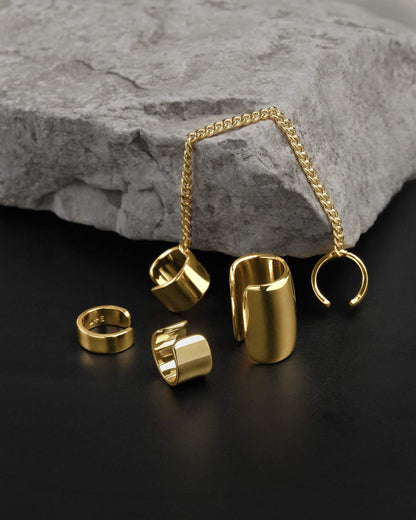 Siege Ear Cuffs Set-Ear Cuff- Silver - - Ask & Embla