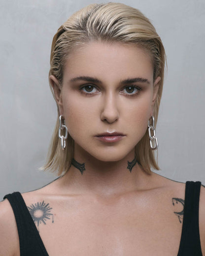 Galen Chain Earrings-Ear Dangles- Gold - - Ask & Embla