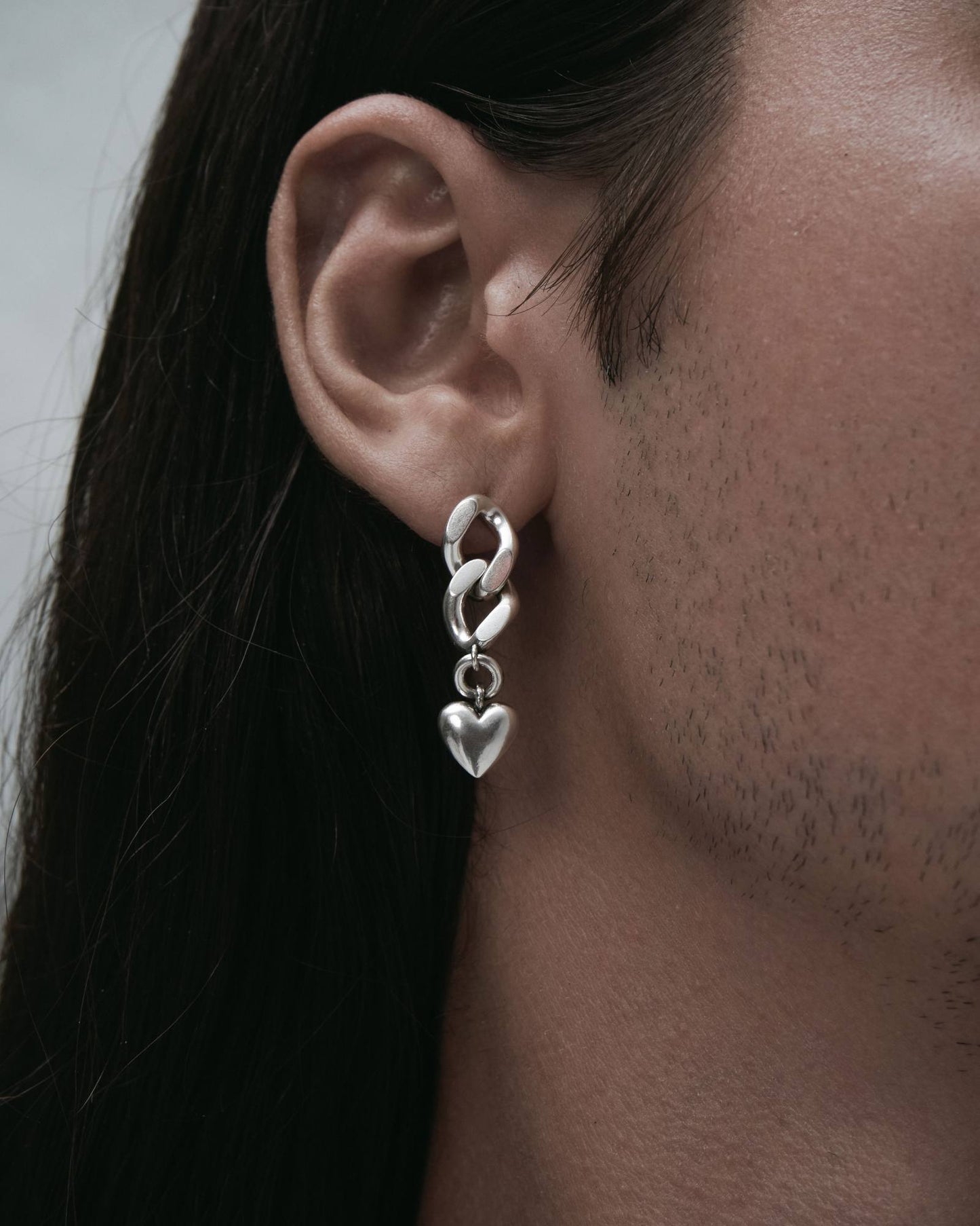 Saint Valentine Earrings-Ear Dangles- Silver - - Ask & Embla