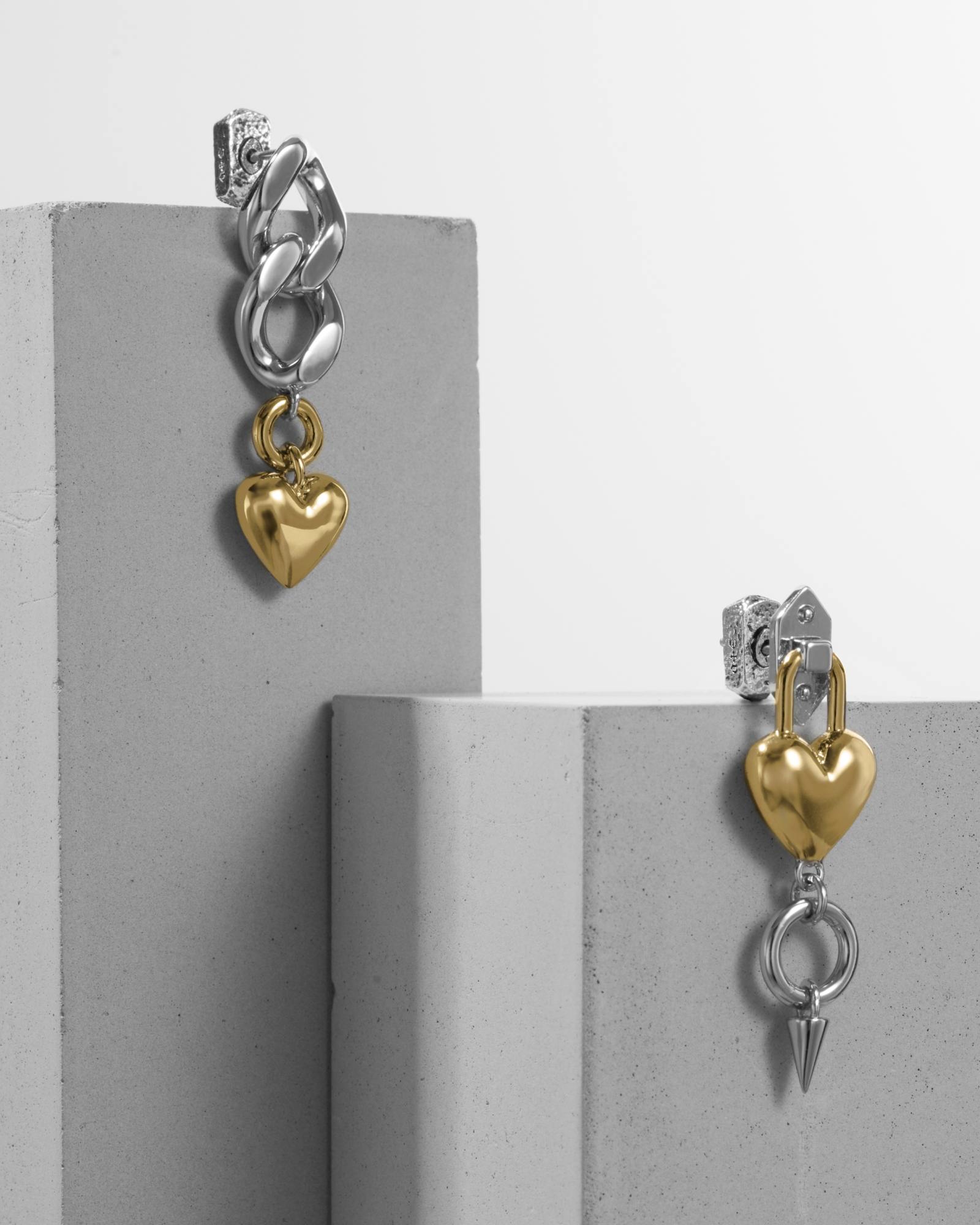 Saint Valentine Earrings-Ear Dangles- Silver - - Ask & Embla
