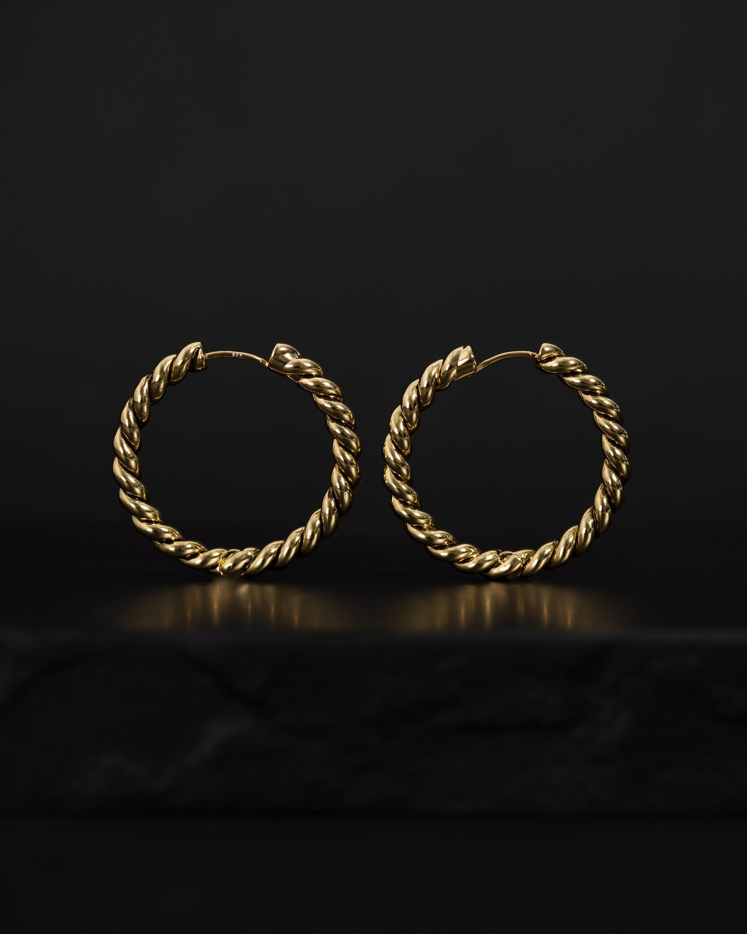 Classic Rope Earrings (Medium) - Huggies - Ask and Embla