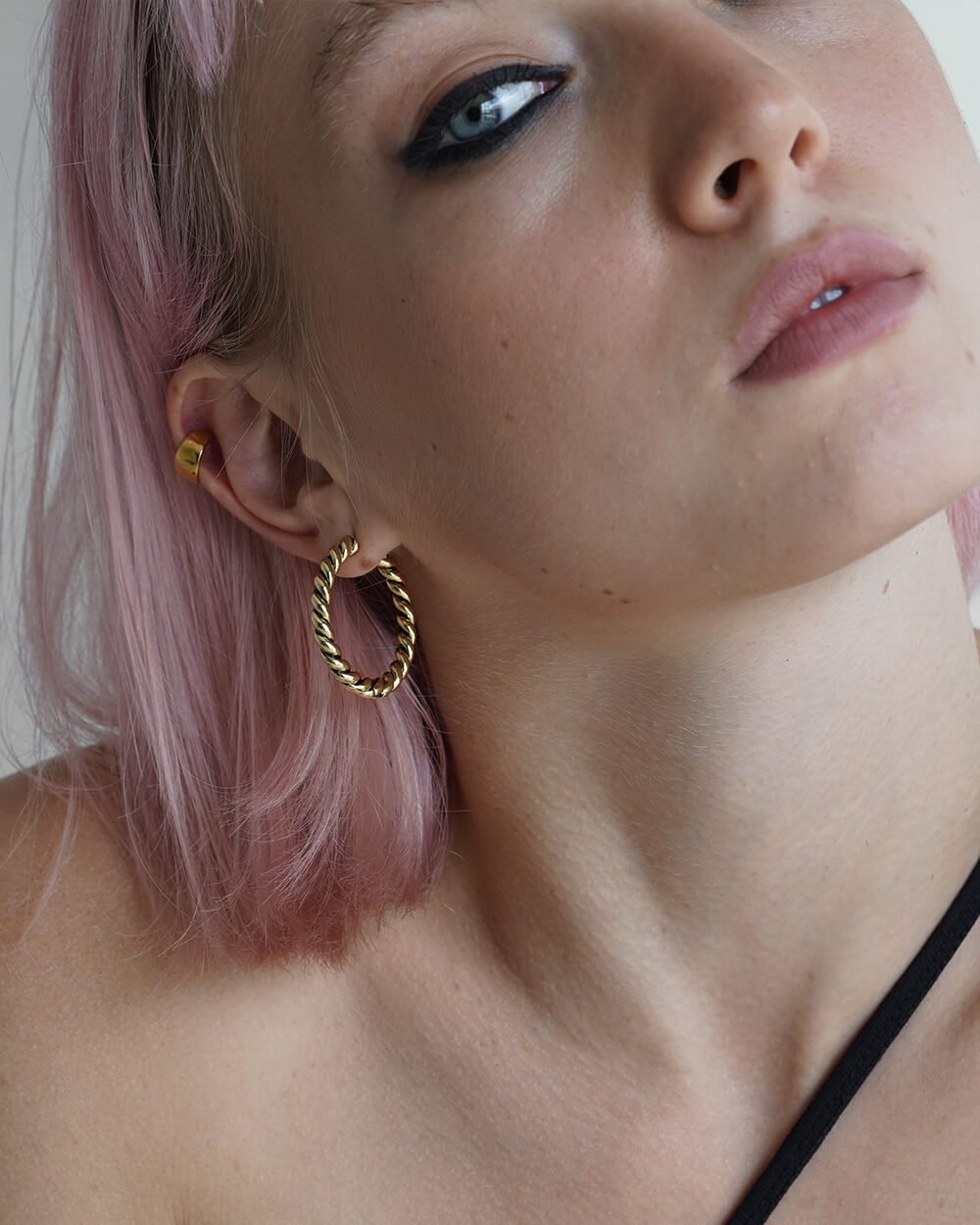 Classic Rope Earrings (Medium) - Huggies - Ask and Embla
