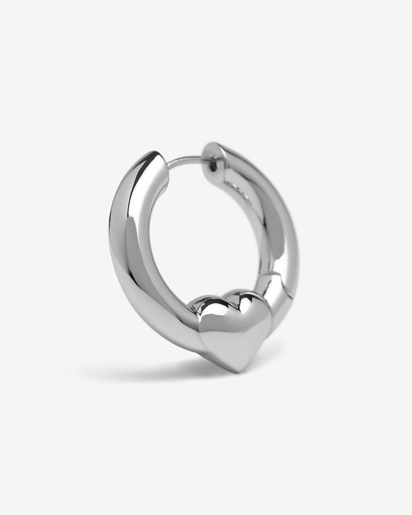Harrow Heart Earrings-Ear Hoops- Gold - - Ask & Embla