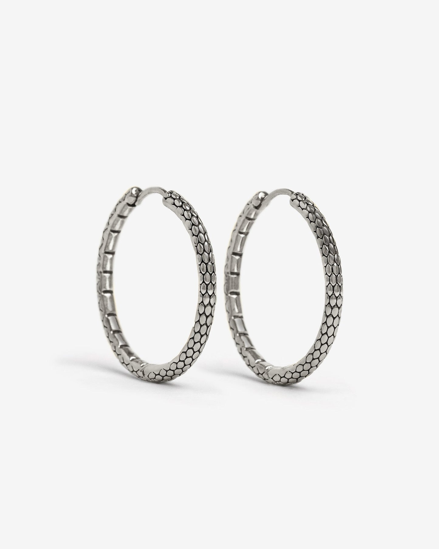 Serpent Hoop Earrings - Earrings - Ask and Embla