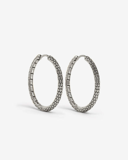 Serpent Hoop Earrings - Earrings - Ask and Embla