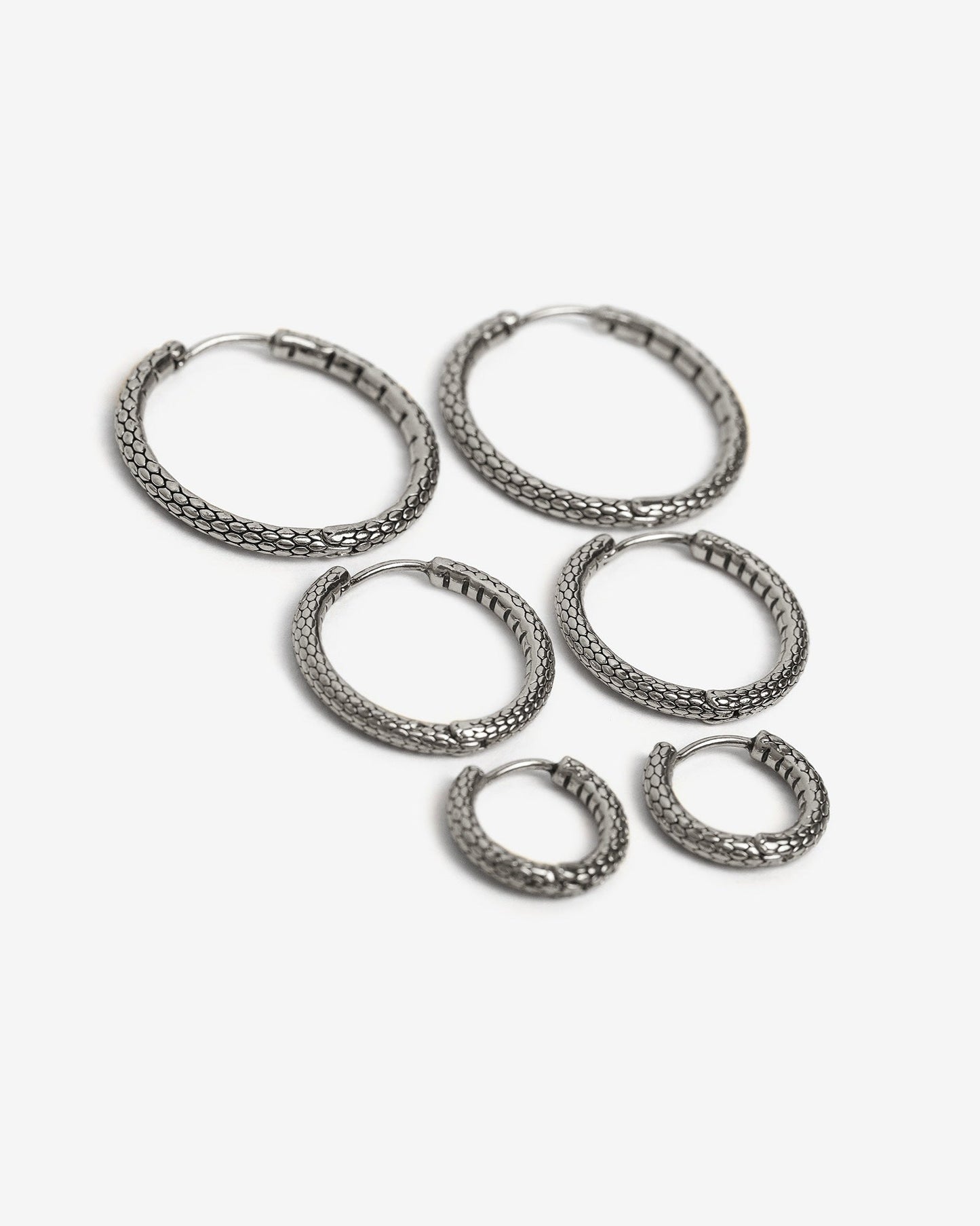 Serpent Hoop Earrings - Earrings - Ask and Embla