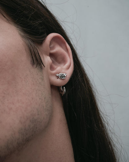 Renegade Rose Earrings-Ear Studs- Gold - - Ask & Embla