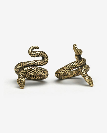 Sin Serpent Lobe Cuffs™️-Lobe Cuffs™- 7mm - Gold - Ask & Embla
