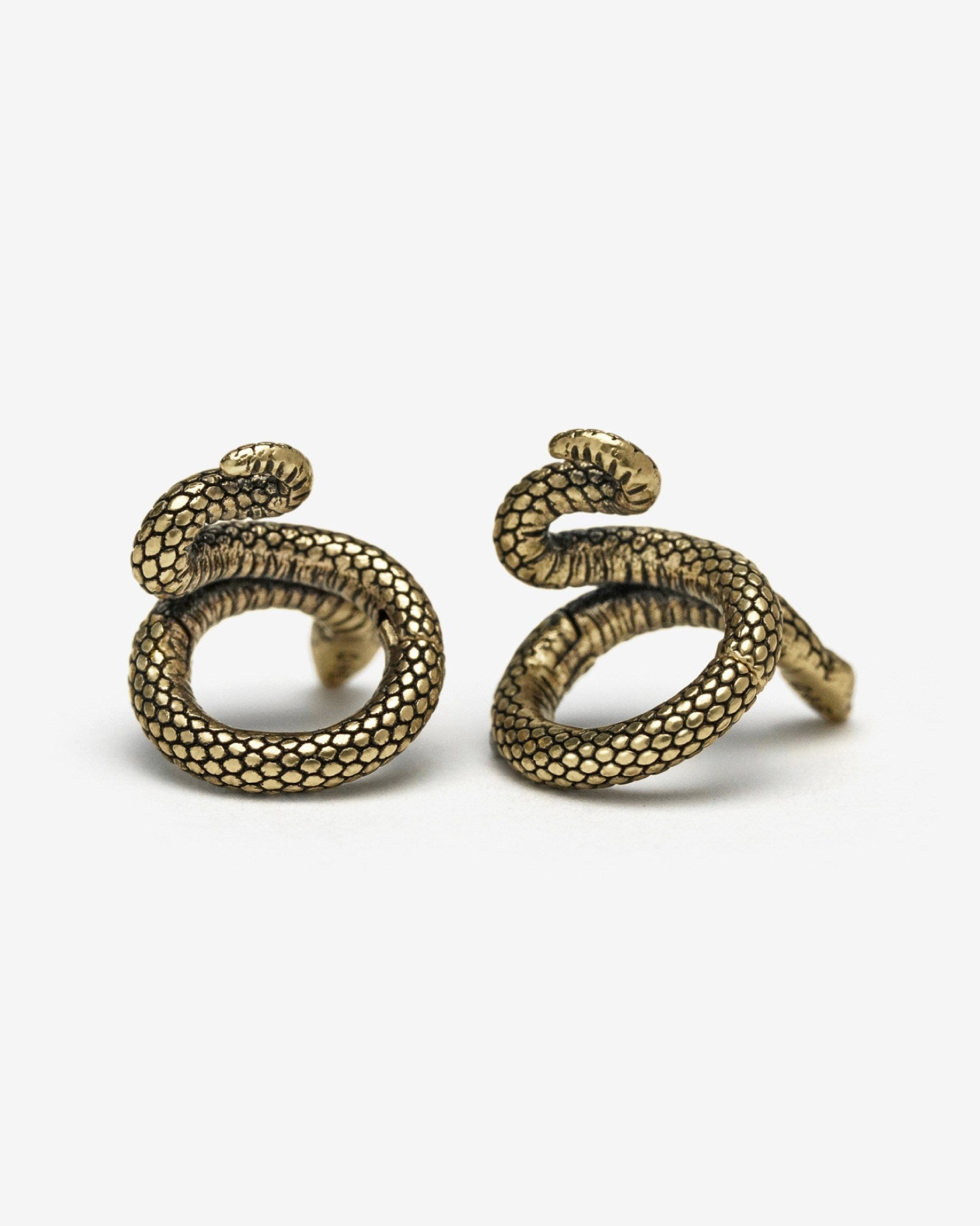 Sin Serpent Lobe Cuffs™️-Lobe Cuffs™- 7mm - Gold - Ask & Embla