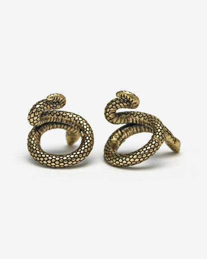 Sin Serpent Lobe Cuffs™️-Lobe Cuffs™- 7mm - Gold - Ask & Embla