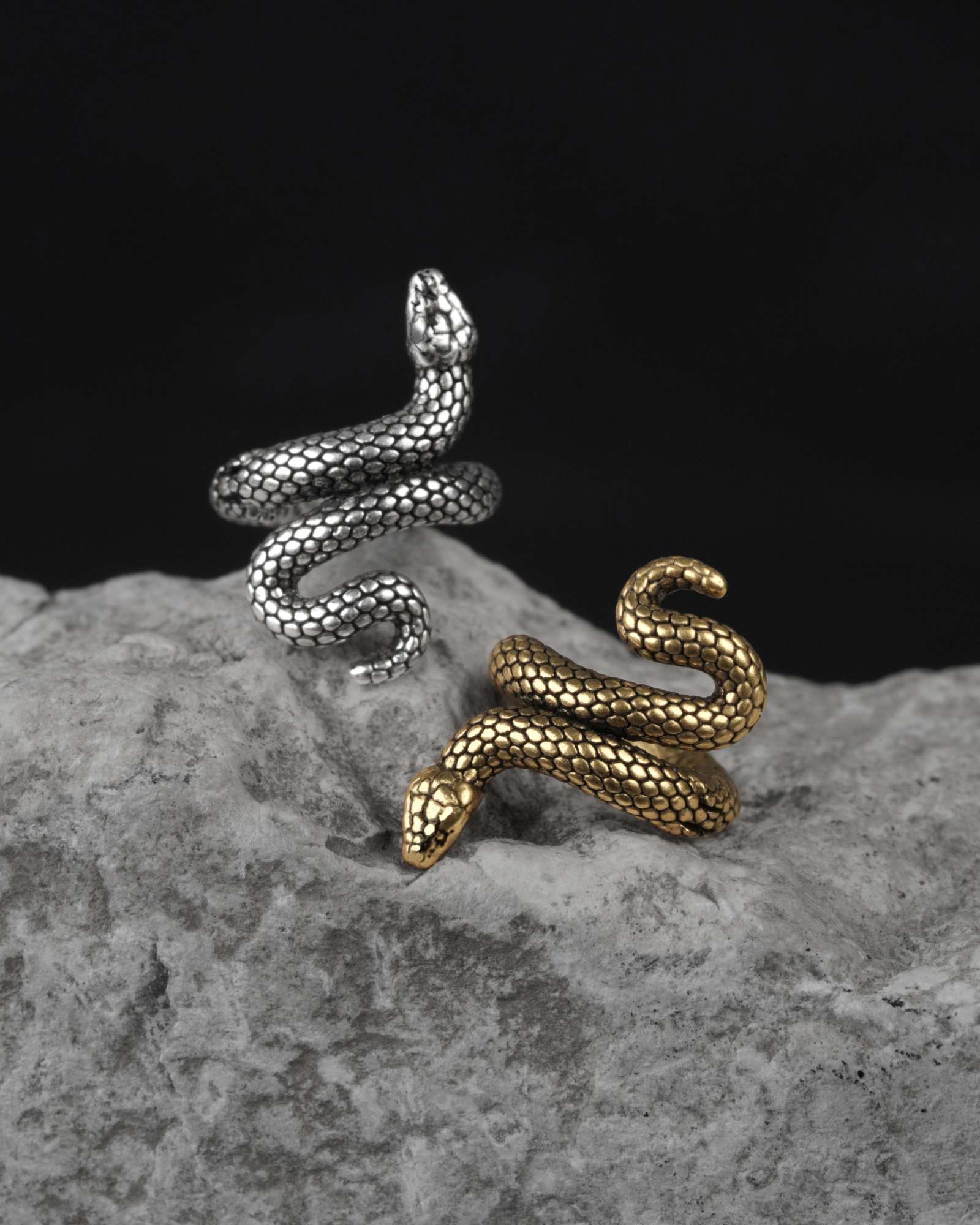 Sin Serpent Lobe Cuffs™️-Lobe Cuffs™- 7mm - Gold - Ask & Embla