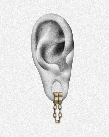 Unbound Lobe Cuffs™-Lobe Cuffs™- Gold - 6mm - Ask & Embla