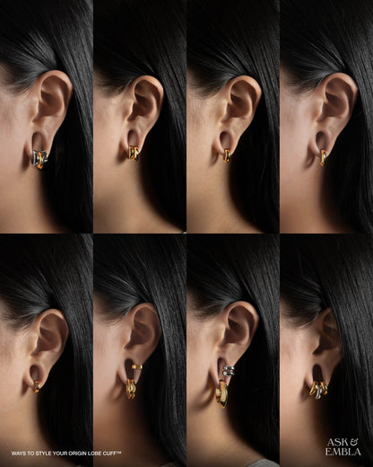 Origin Lobe Cuff™ Set - Lobe Cuffs - Ask and Embla